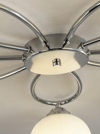 Floral Glass Ceiling Lamp Arkstarhome