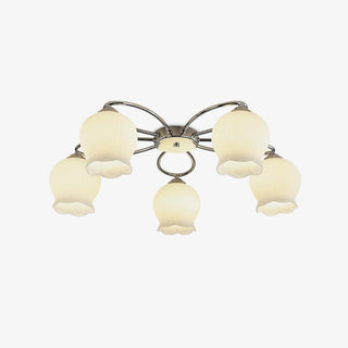 Floral Glass Ceiling Lamp Arkstarhome