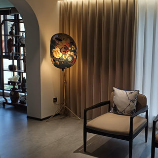 Floral Nocturne Floor Lamp Arkstarhome