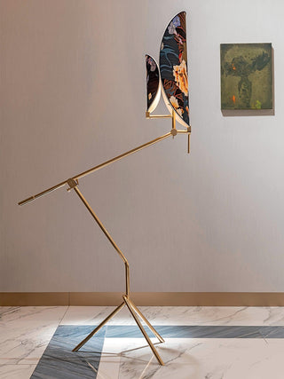 Floral Nocturne Floor Lamp Arkstarhome