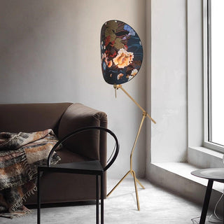 Floral Nocturne Floor Lamp Arkstarhome