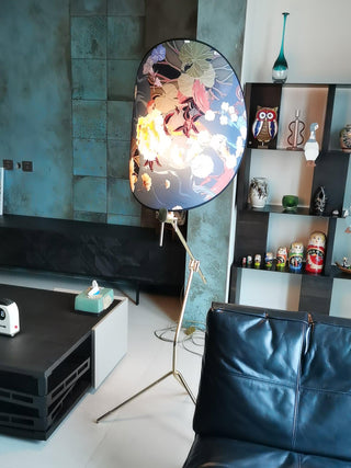 Floral Nocturne Floor Lamp Arkstarhome