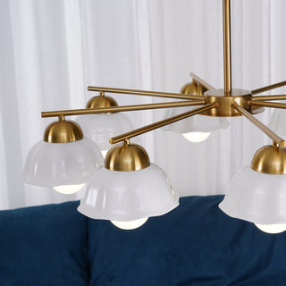 Flower Shade Chandelier Arkstarhome