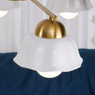 Flower Shade Chandelier Arkstarhome