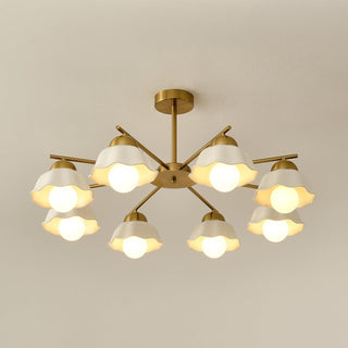 Flower Shade Chandelier Arkstarhome