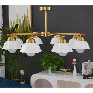 Flower Shade Chandelier Arkstarhome