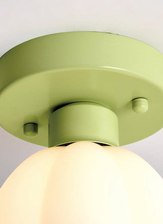 Flower Shaded Semi Flushmount Light Arkstarhome