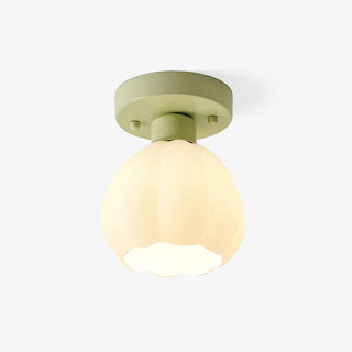 Flower Shaded Semi Flushmount Light Arkstarhome