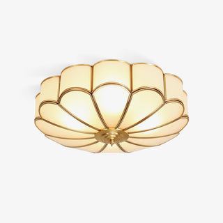 Flower Shape Glass Recessed Ceiling Light Arkstarhome