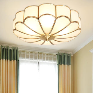 Flower Shape Glass Recessed Ceiling Light Arkstarhome