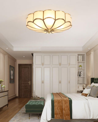 Flower Shape Glass Recessed Ceiling Light Arkstarhome