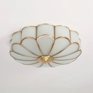 Flower Shape Glass Recessed Ceiling Light Arkstarhome