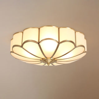 Flower Shape Glass Recessed Ceiling Light Arkstarhome
