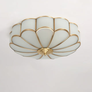 Flower Shape Glass Recessed Ceiling Light Arkstarhome