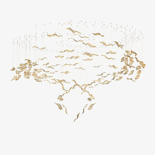 Fluttering Leaves Chandelier Arkstarhome