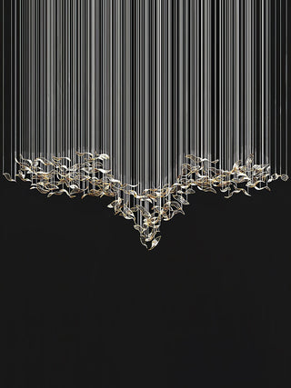 Fluttering Leaves Chandelier Arkstarhome
