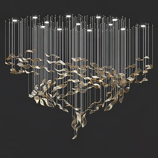 Fluttering Leaves Chandelier Arkstarhome