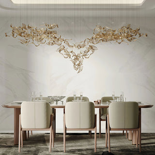 Fluttering Leaves Chandelier Arkstarhome