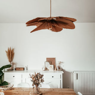 Folded Leaf Lotus Pendant Lamp Arkstarhome