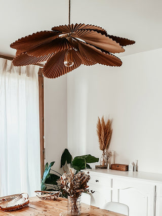 Folded Leaf Lotus Pendant Lamp Arkstarhome
