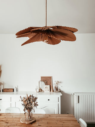 Folded Leaf Lotus Pendant Lamp Arkstarhome