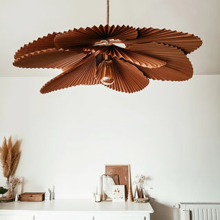 Folded Leaf Lotus Pendant Lamp Arkstarhome