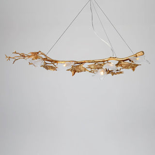 Folio Branch Brass Chandelier Arkstarhome