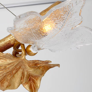 Folio Branch Brass Chandelier Arkstarhome