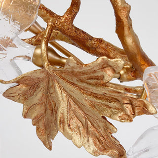 Folio Branch Brass Chandelier Arkstarhome