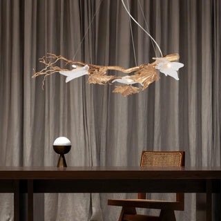 Folio Branch Brass Chandelier Arkstarhome