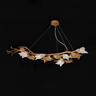 Folio Branch Brass Chandelier Arkstarhome