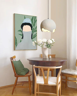 Geometric Resin Pendant Light Arkstarhome