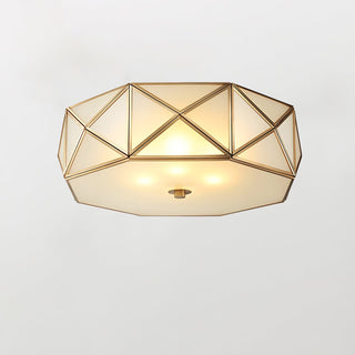 Geometric Shaped Flush Ceiling Light Arkstarhome