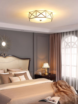 Geometric Shaped Flush Ceiling Light Arkstarhome