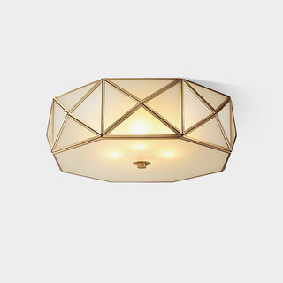 Geometric Shaped Flush Ceiling Light Arkstarhome