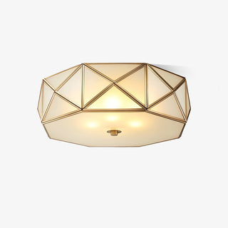 Geometric Shaped Flush Ceiling Light Arkstarhome