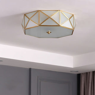 Geometric Shaped Flush Ceiling Light Arkstarhome