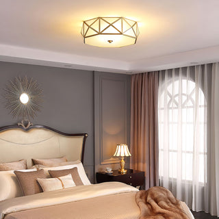 Geometric Shaped Flush Ceiling Light Arkstarhome