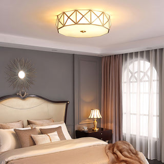 Geometric Shaped Flush Ceiling Light Arkstarhome
