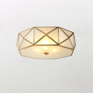 Geometric Shaped Flush Ceiling Light Arkstarhome