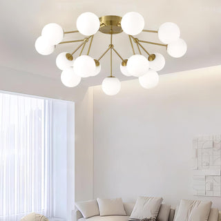 Glass Balls Cluster Ceiling Lamp Arkstarhome