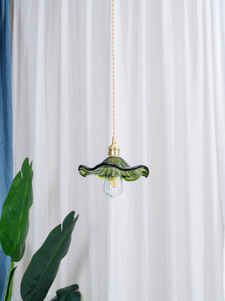 Glass Hibiscus Flower Swag Light Arkstarhome