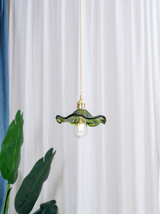 Glass Hibiscus Flower Swag Light Arkstarhome
