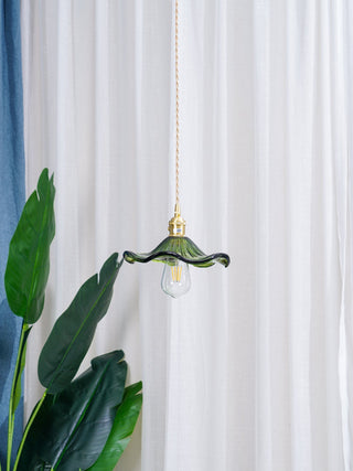 Glass Hibiscus Flower Swag Light Arkstarhome