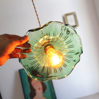 Glass Hibiscus Flower Swag Light Arkstarhome