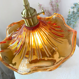 Glass Hibiscus Flower Swag Light Arkstarhome