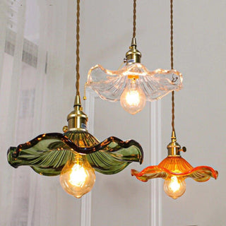 Glass Hibiscus Flower Swag Light Arkstarhome