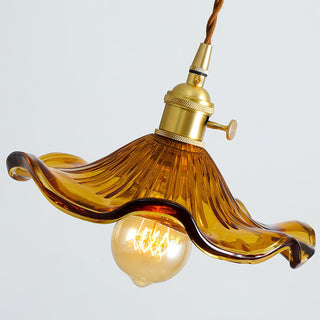 Glass Hibiscus Flower Swag Light Arkstarhome