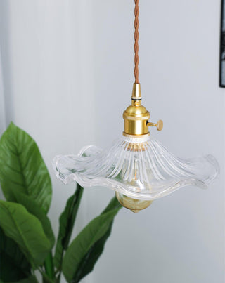 Glass Hibiscus Flower Swag Light Arkstarhome