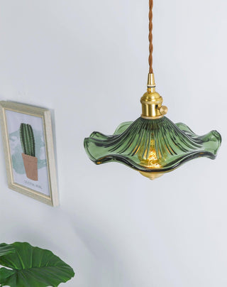 Glass Hibiscus Flower Swag Light Arkstarhome